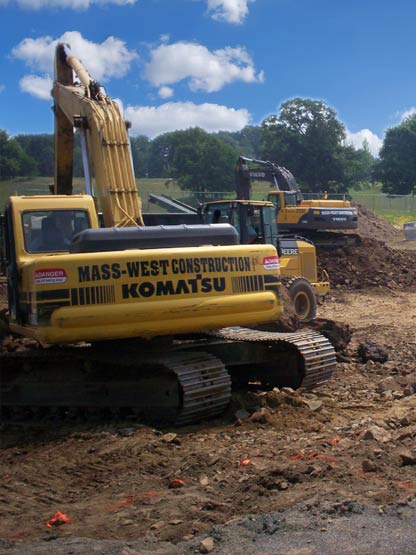 MASS-WEST Contruction Inc. site excavation